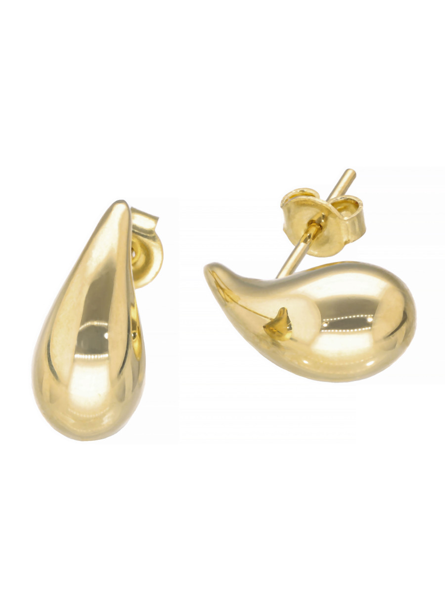 Złote kolczyki łezki – klasyka i elegancja w złocie |...
