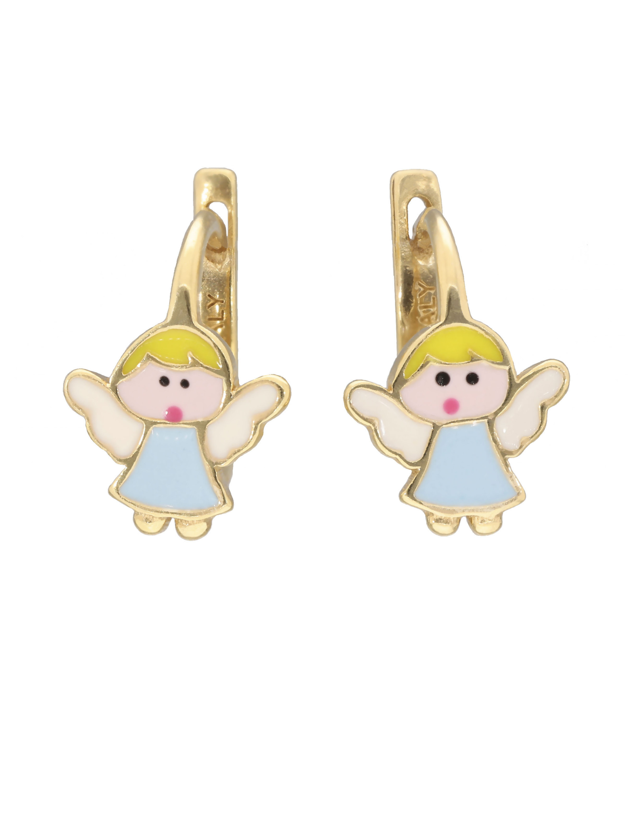 Złote kolczyki aniołki – symbol opieki i miłości | JubilerDukat