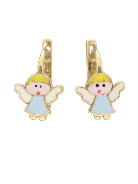 Złote kolczyki aniołki – symbol opieki i miłości | JubilerDukat