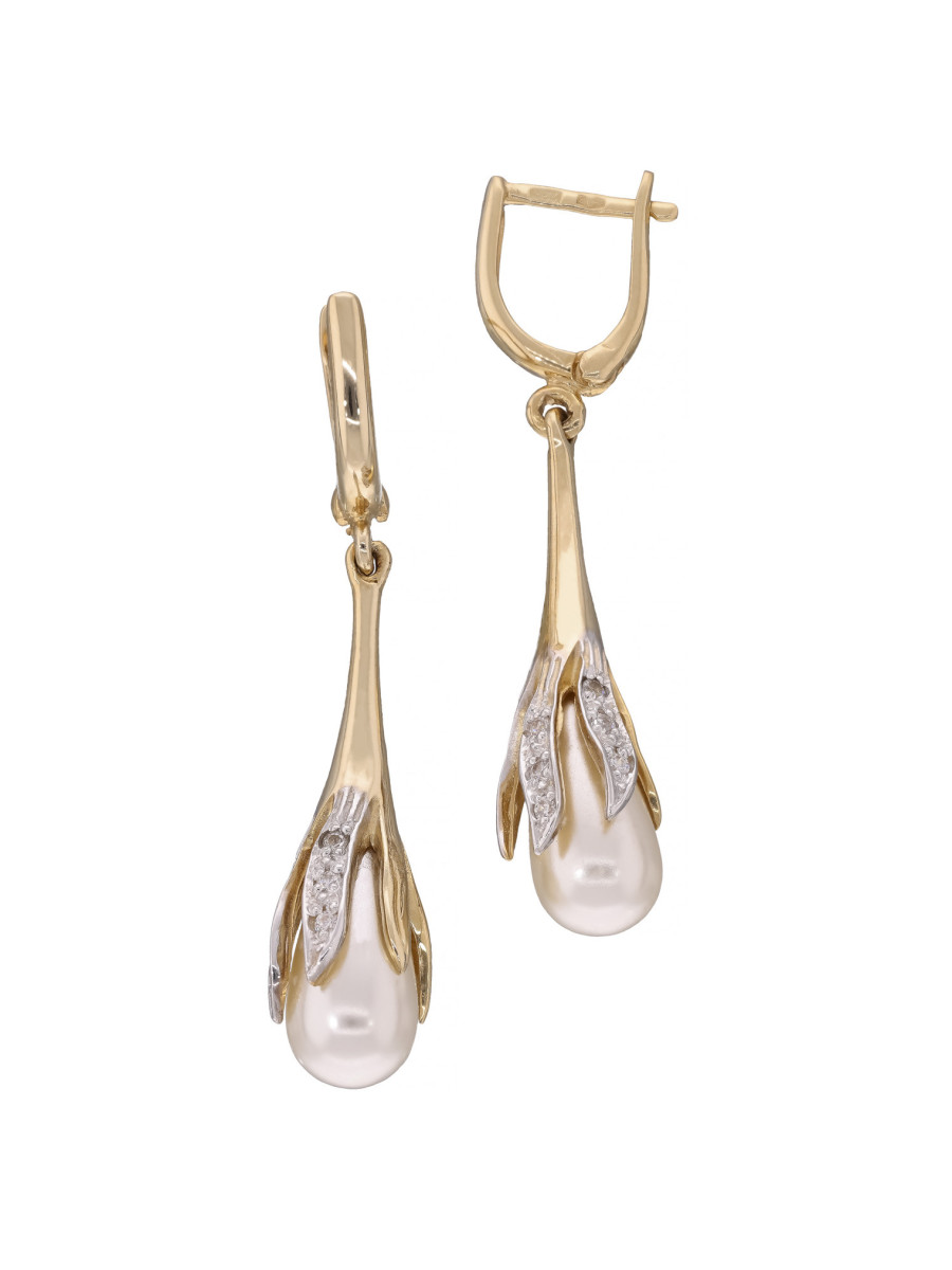 Eleganckie kolczyki z perłami – złoto i piękno w harmonii...