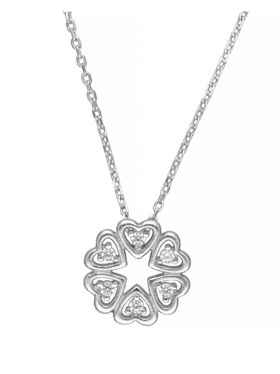 Srebrny naszyjnik celebrytka serca – idealny prezent |...