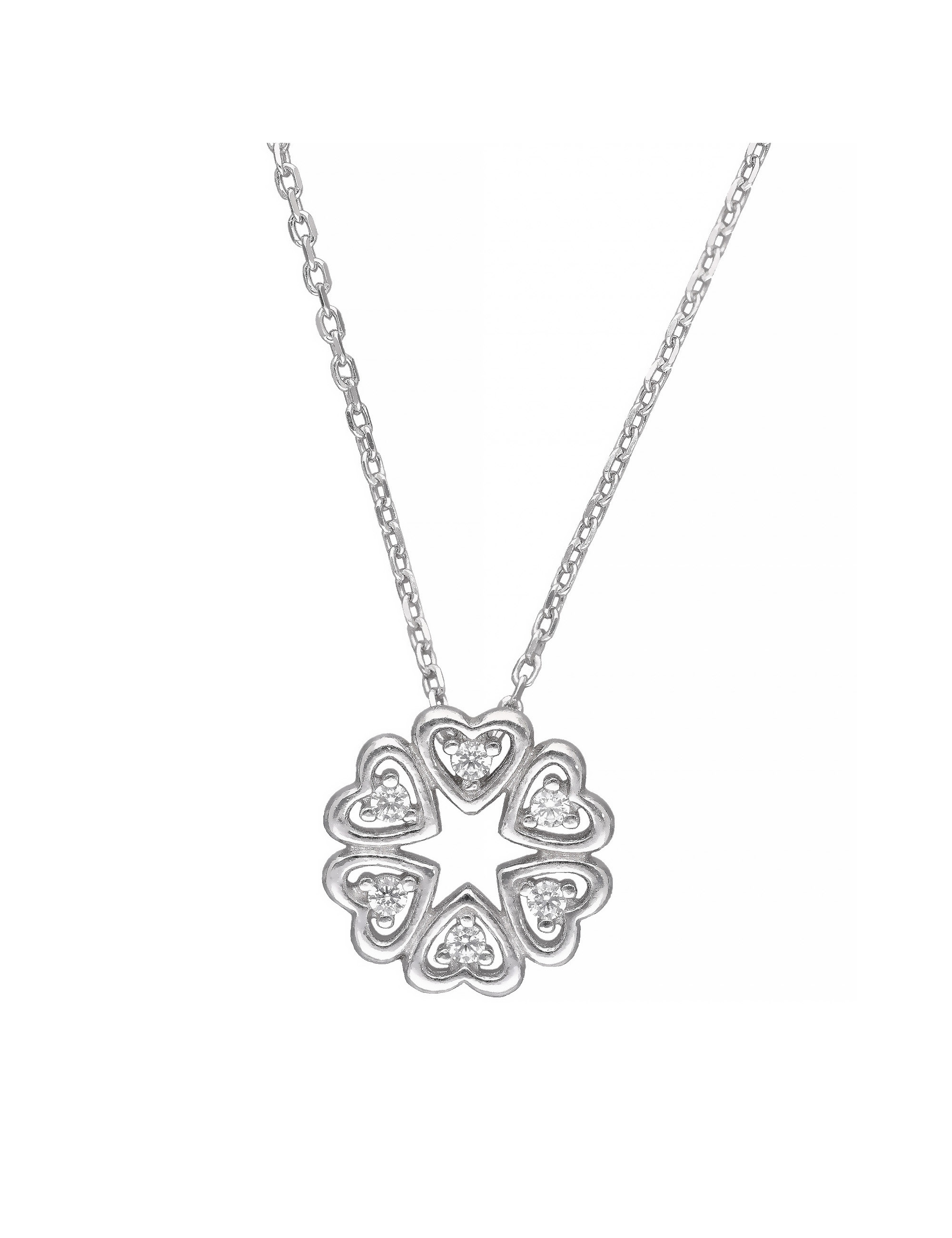 Srebrny naszyjnik celebrytka serca – idealny prezent | JubilerDukat