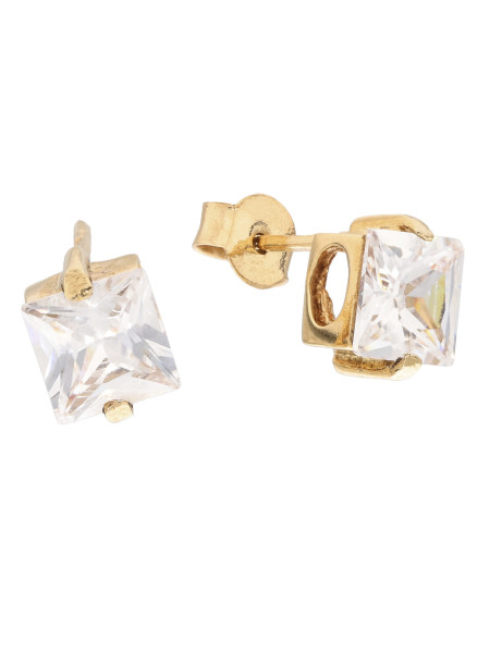 Złote kolczyki z cyrkonią – ponadczasowy blask | JubilerDukat