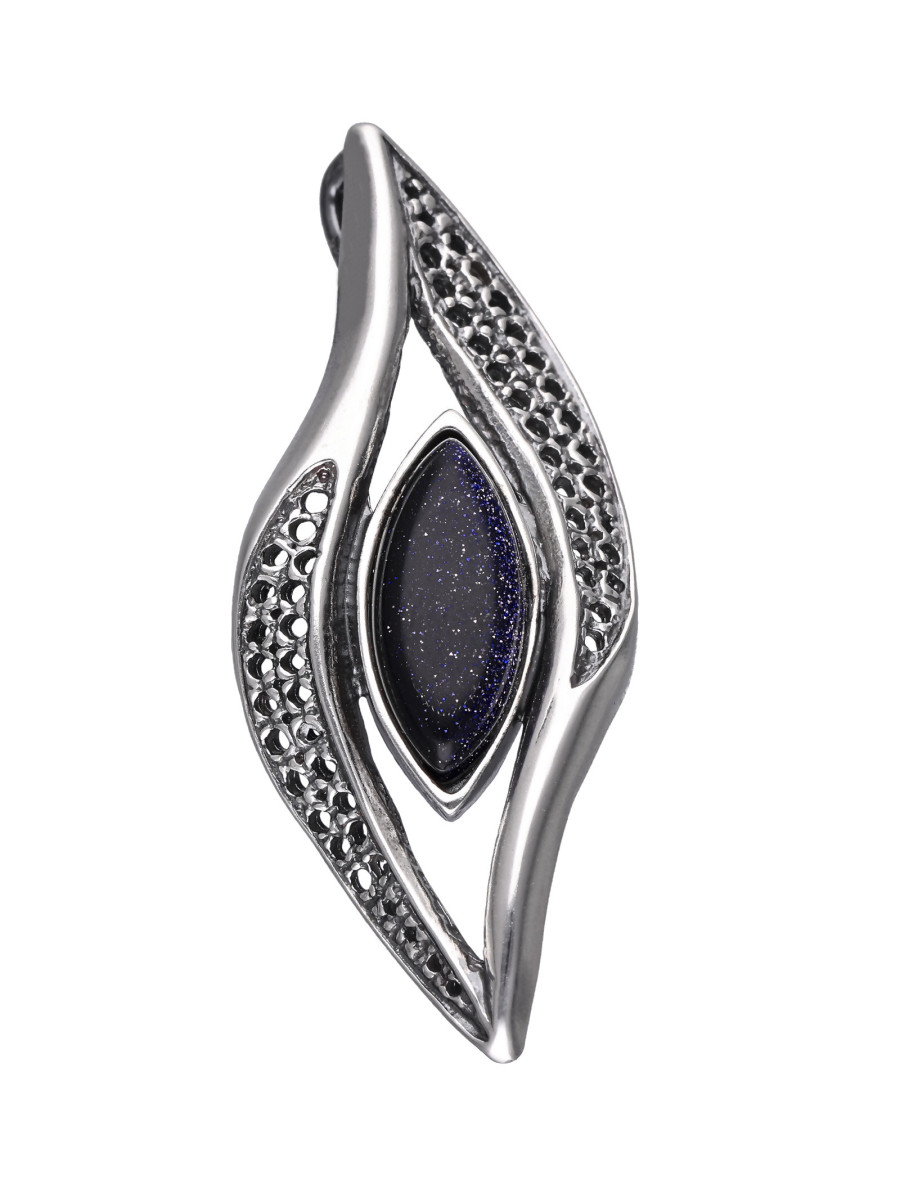 Srebrny wisior z kamieniem Noc Kairu | JubilerDukat