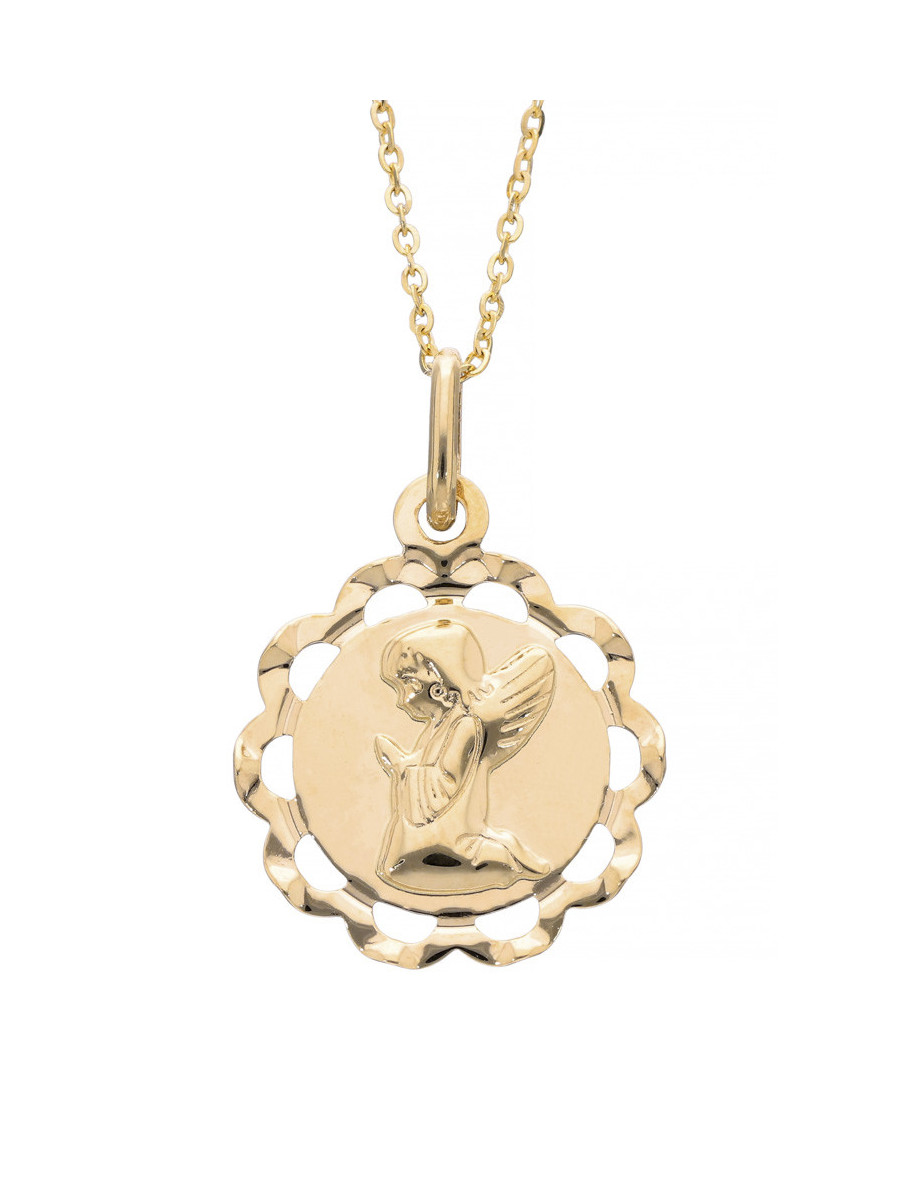 Złota zawieszka aniołek – delikatna pamiątka | JubilerDukat