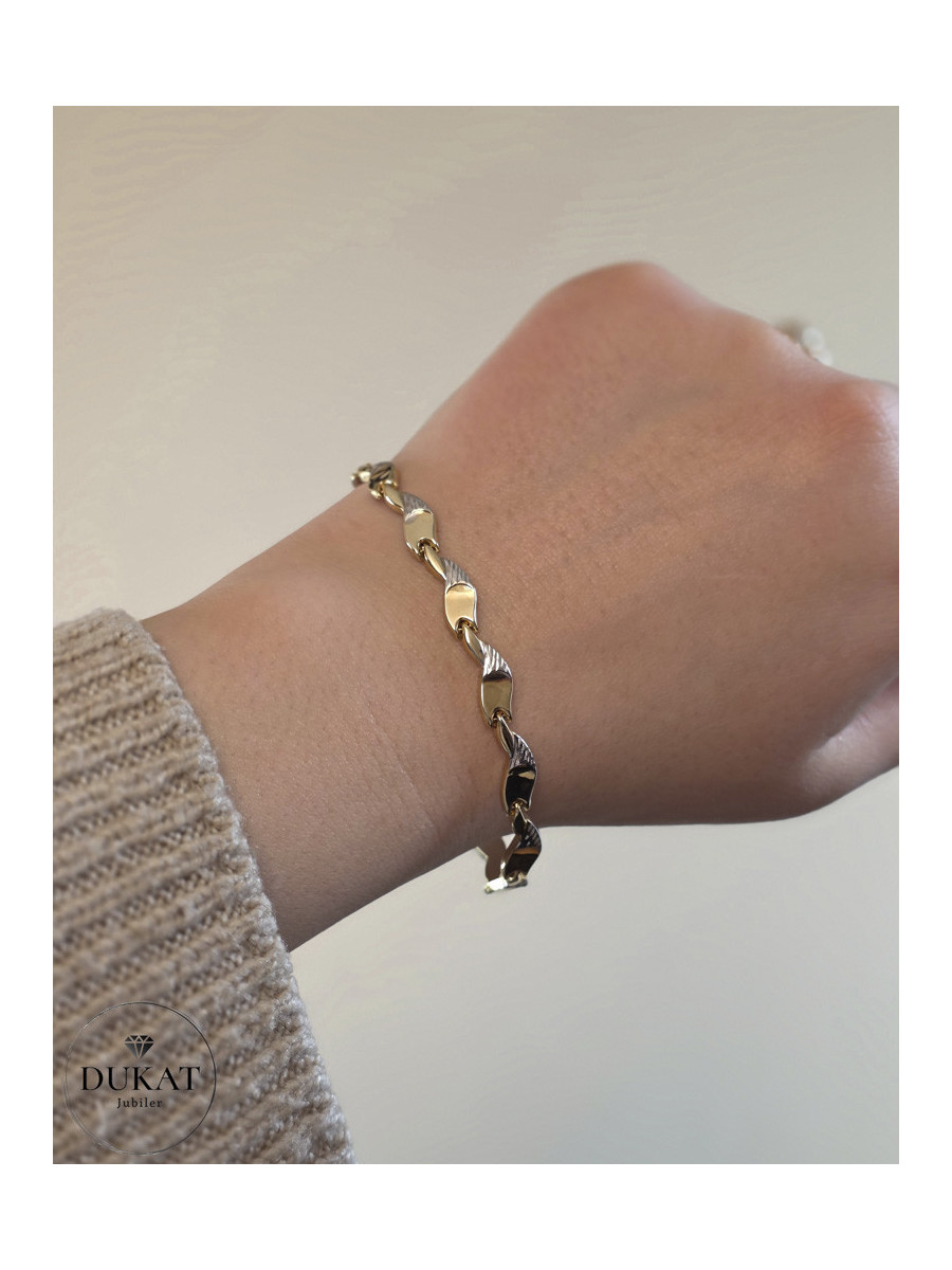 Złota bransoletka damska – elegancka biżuteria premium | JubilerDukat