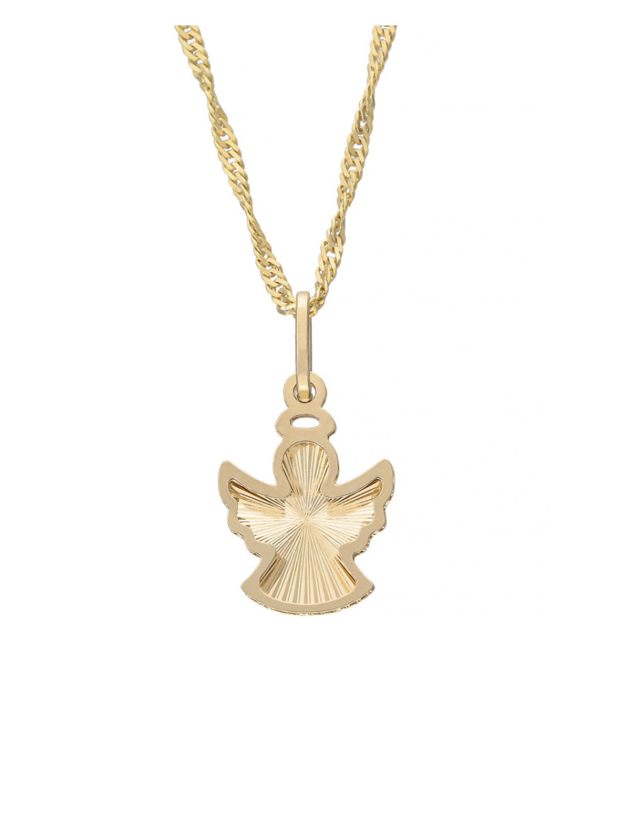 Złoty wisiorek aniołek – symbol opieki i wiary |...