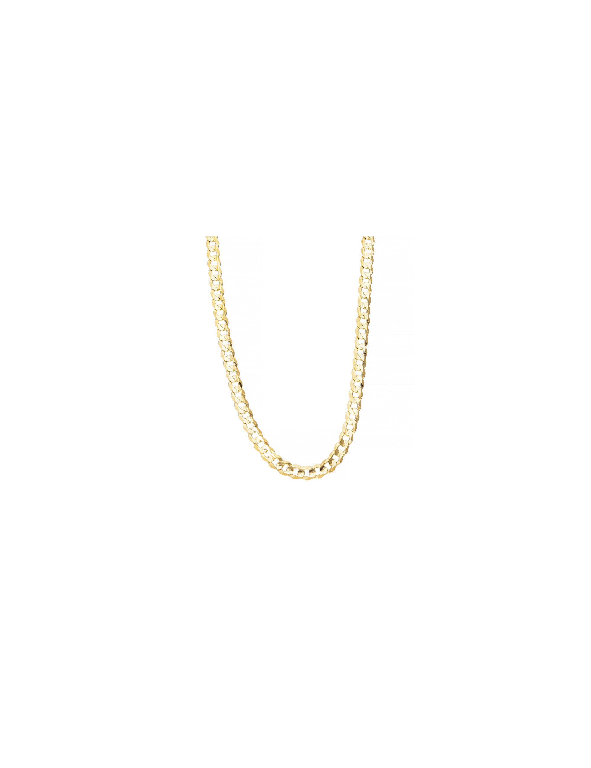 Złota łańcuszek pancerka 60cm