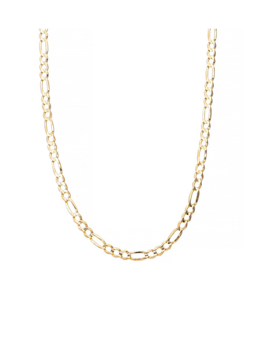 Złoty łańcuszek figaro 60cm