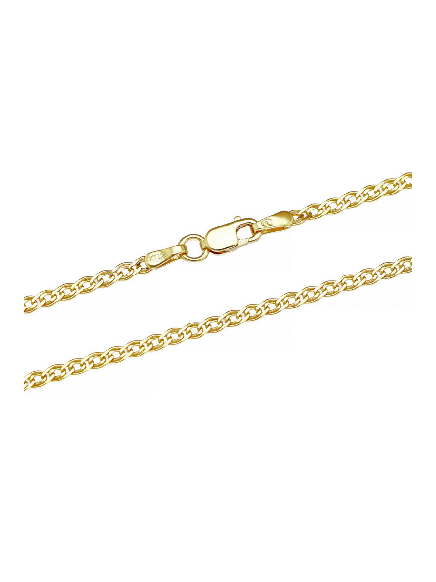 Złoty łańcuszek Mona Lisa 60cm