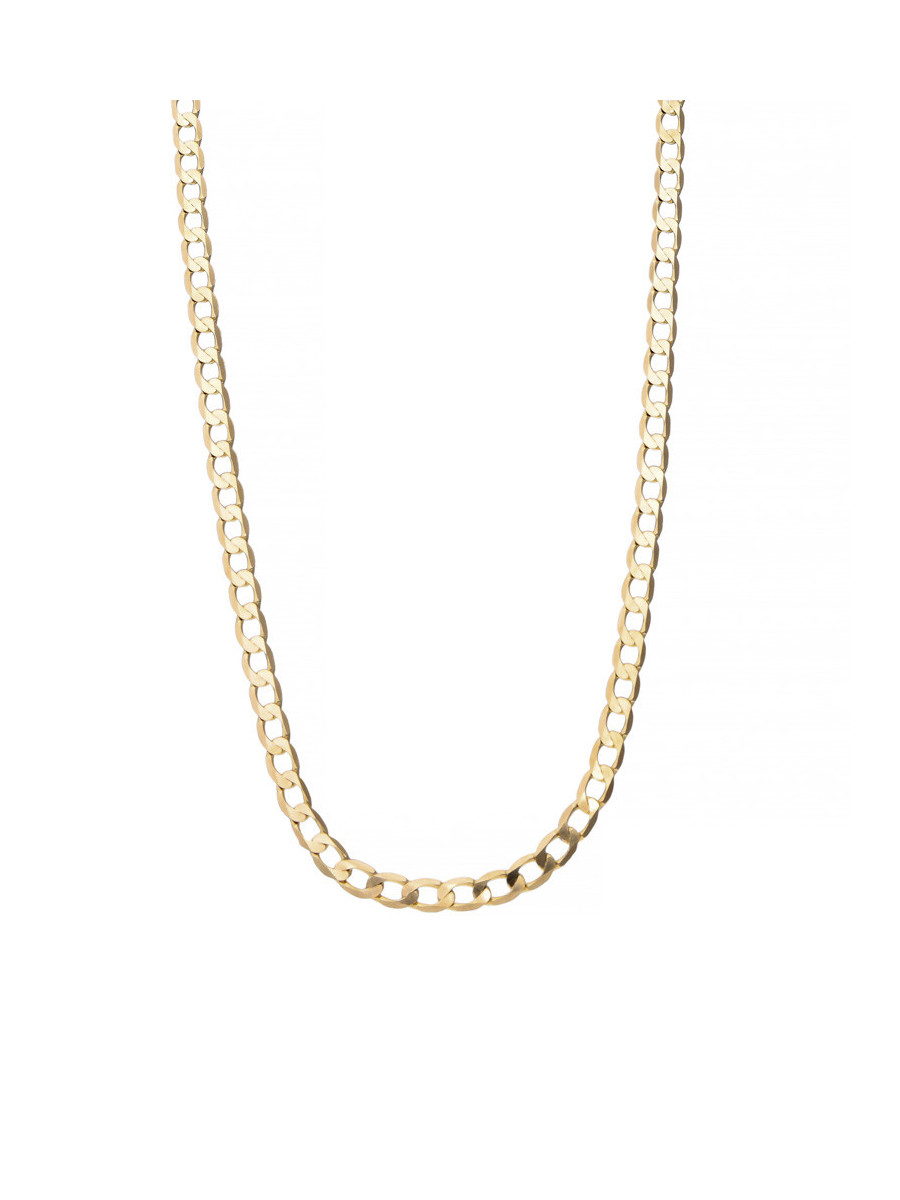 Złoty łańcuszek pancerka 60cm