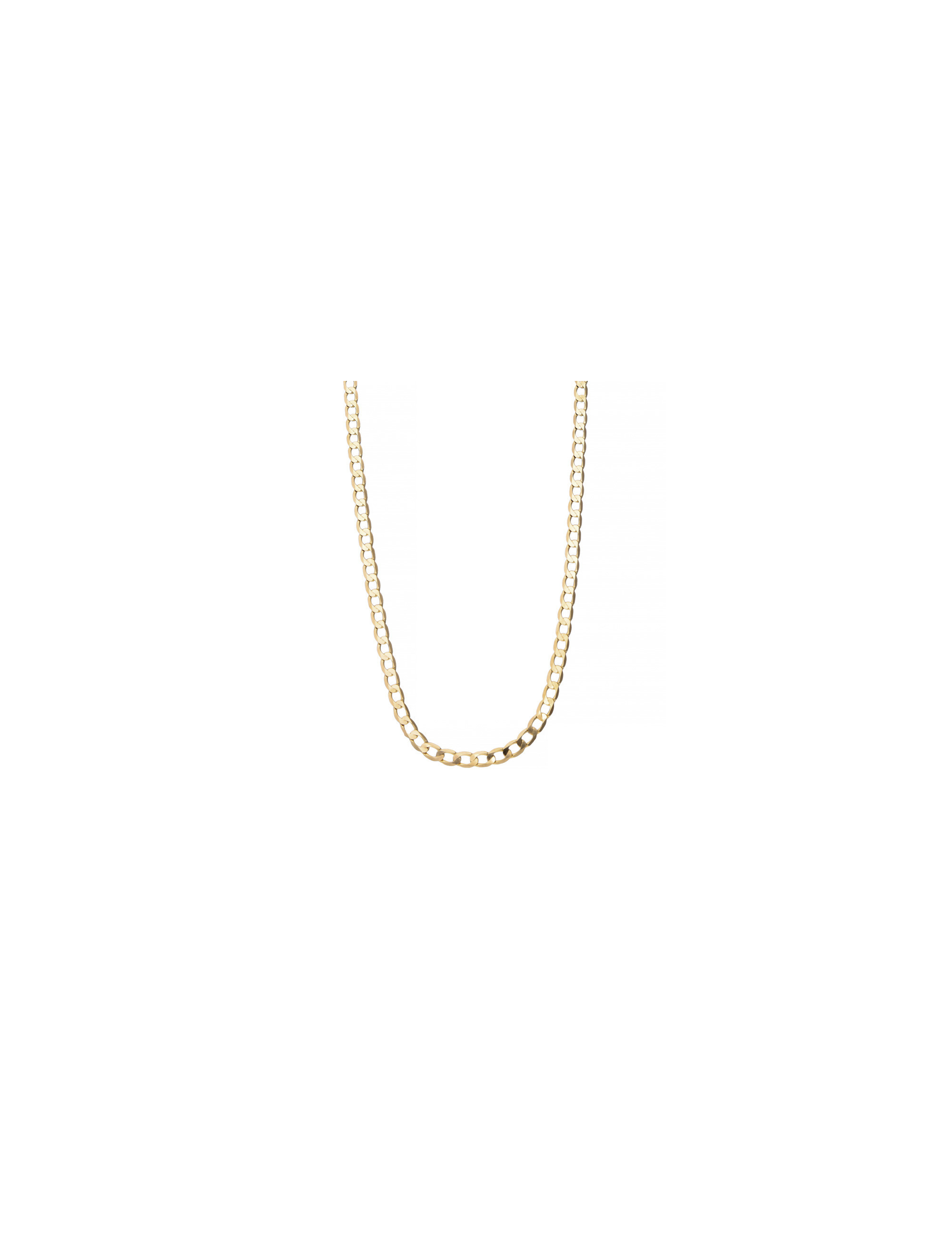 Złoty łańcuszek pancerka 60cm