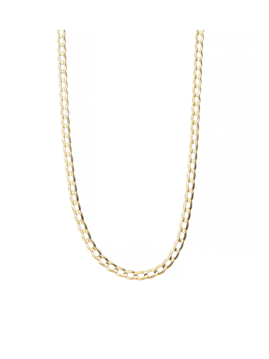 Złoty łańcuszek pancerka 60cm