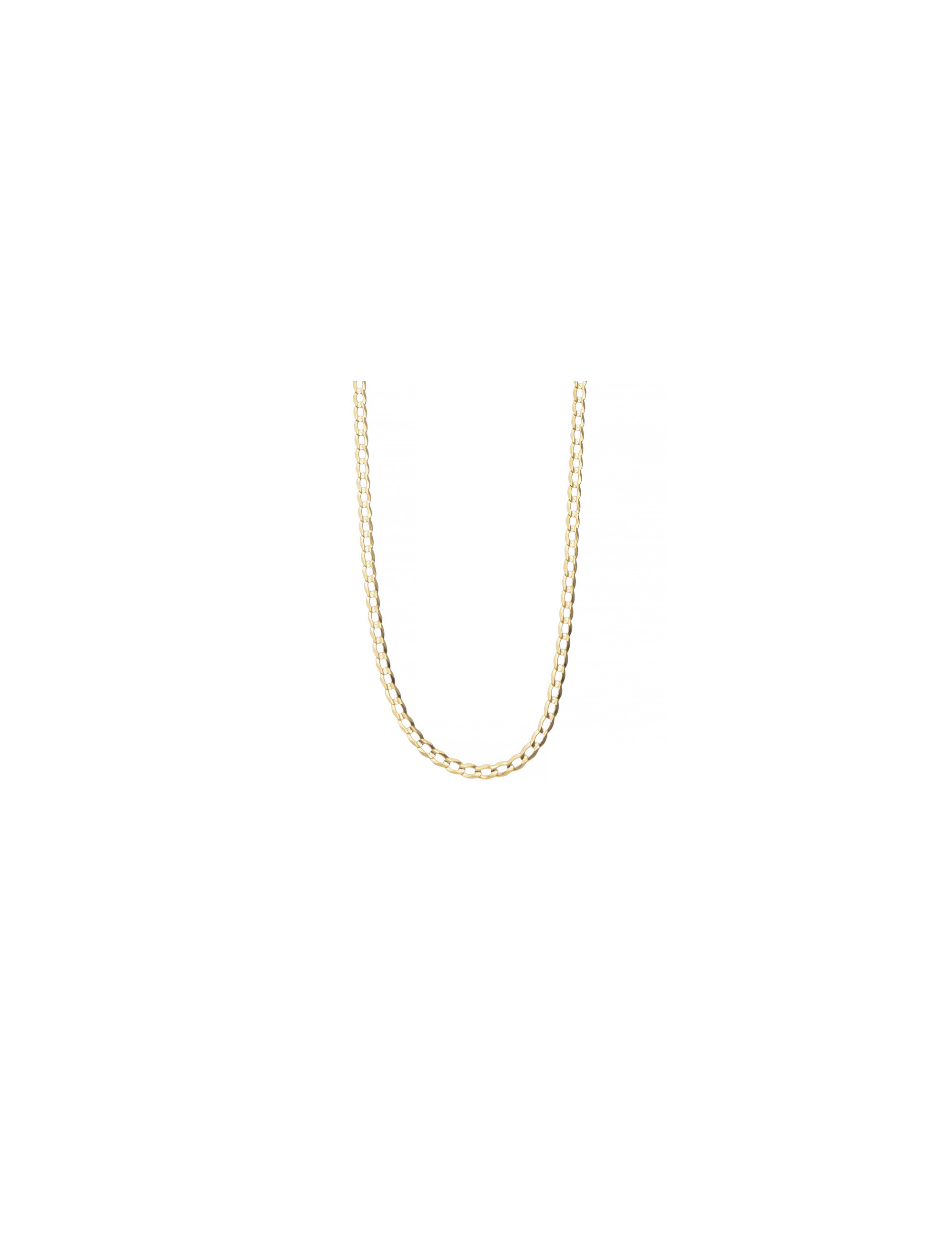 Złoty łańcuszek pancerka 60cm