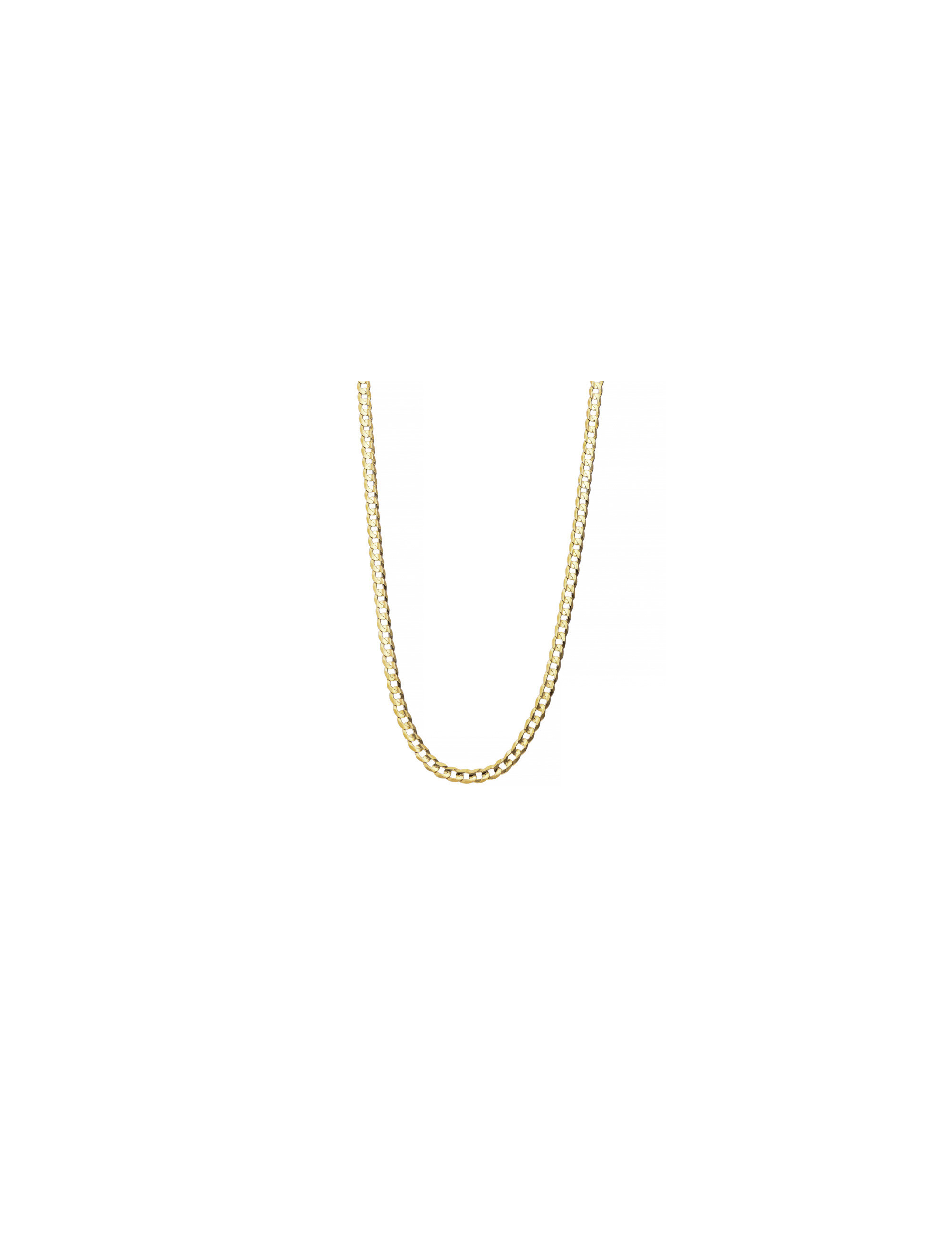 Złoty łańcuszek pancerka 60cm