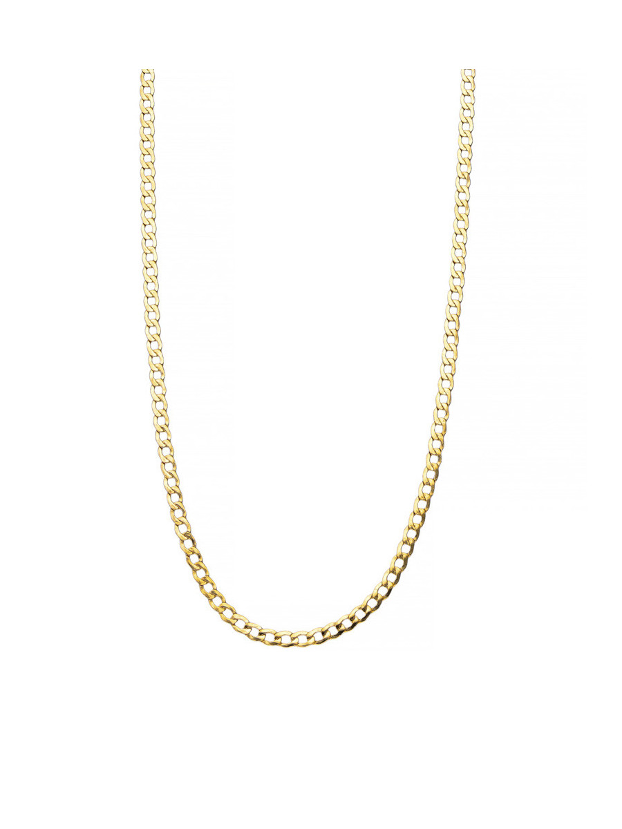 Złoty łańcuszek pancerka 60cm