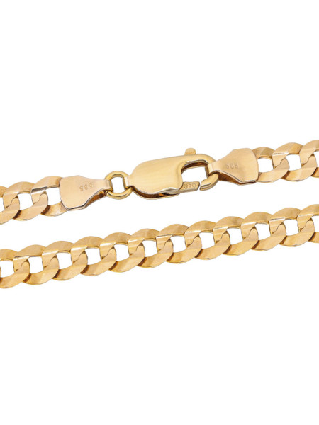 Złoty łańcuszek pancerka 55cm