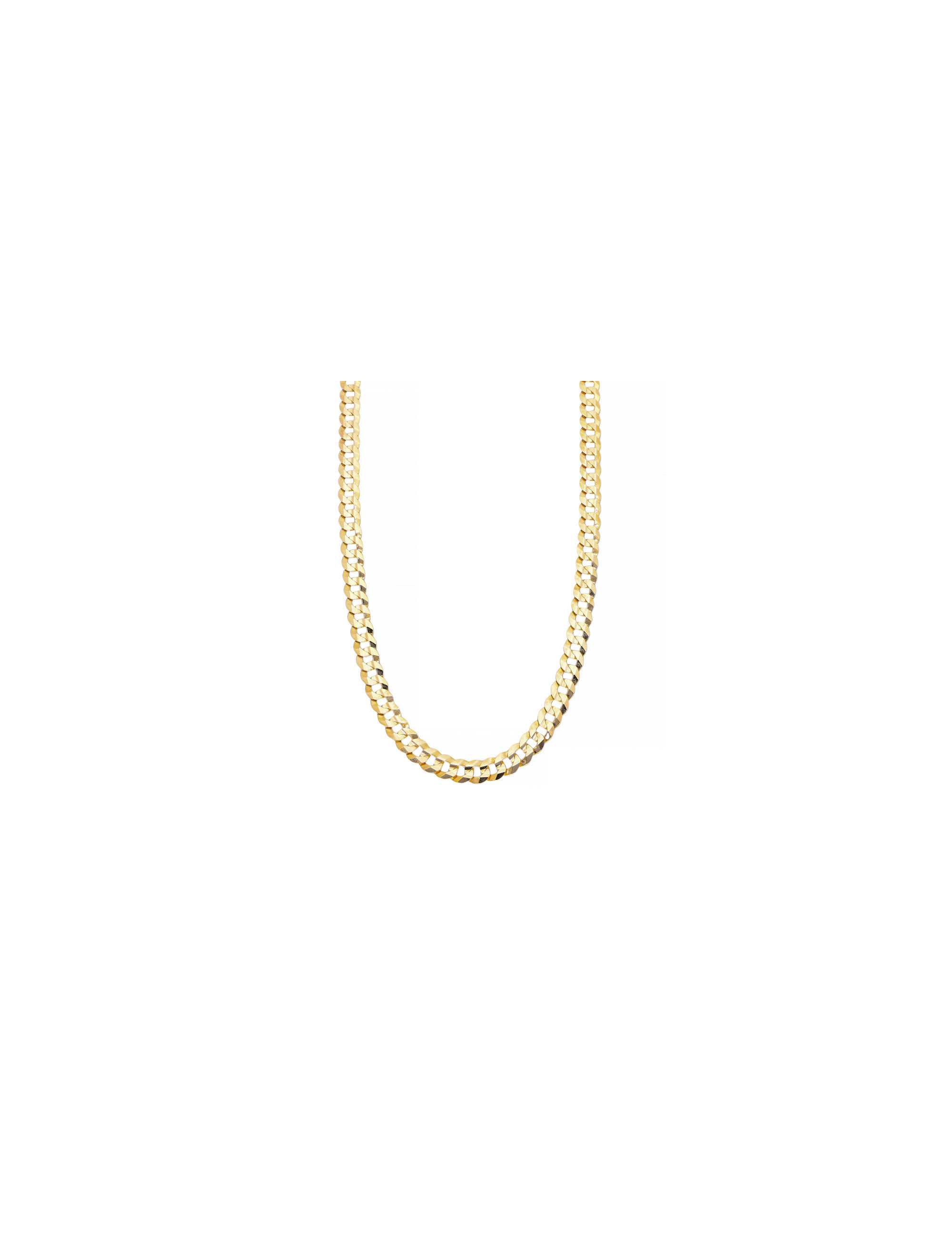 Złoty łańcuszek pancerka 55cm