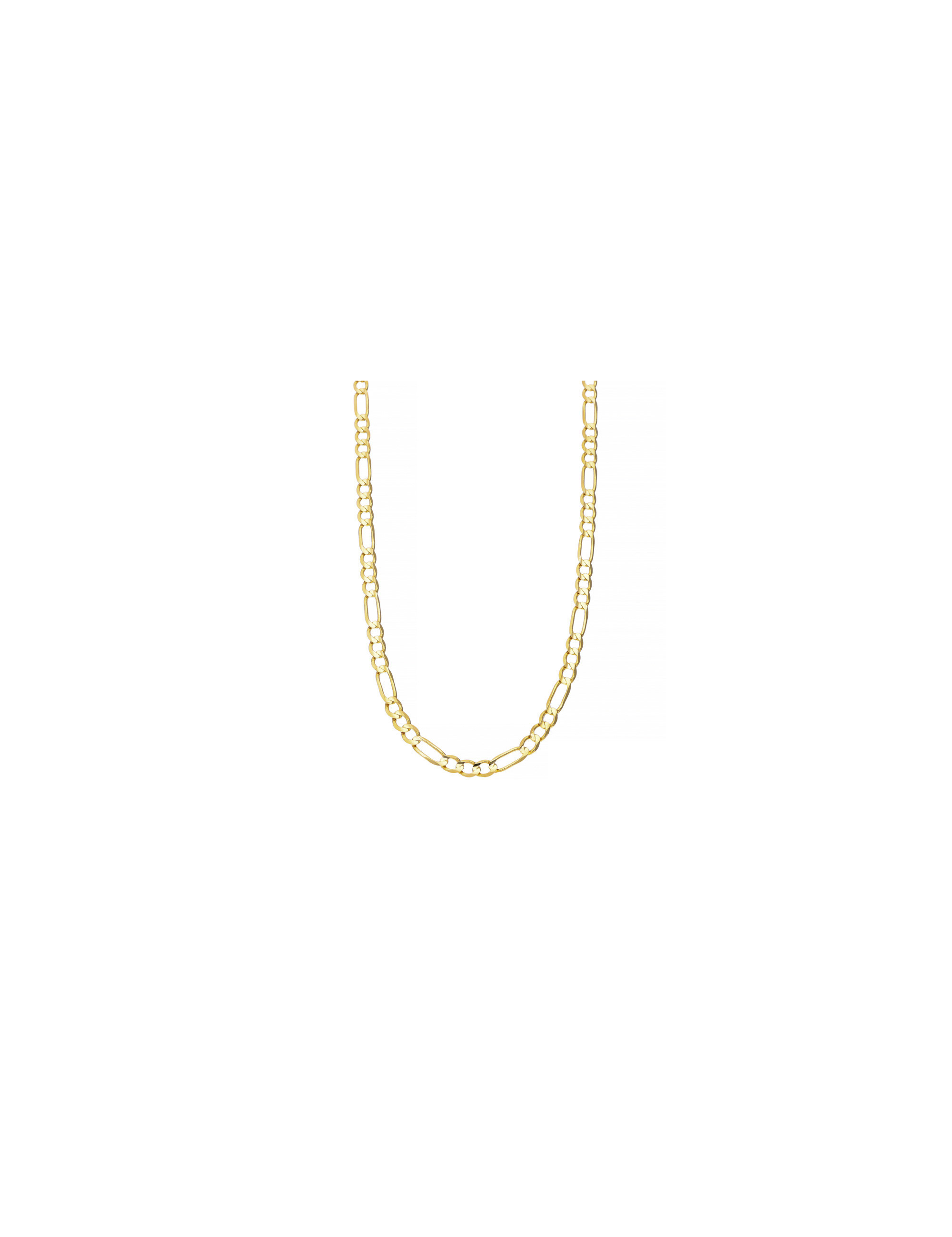 Złoty łańcuszek Figaro 55cm