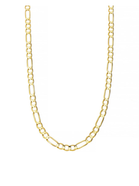 Złoty łańcuszek Figaro 55cm