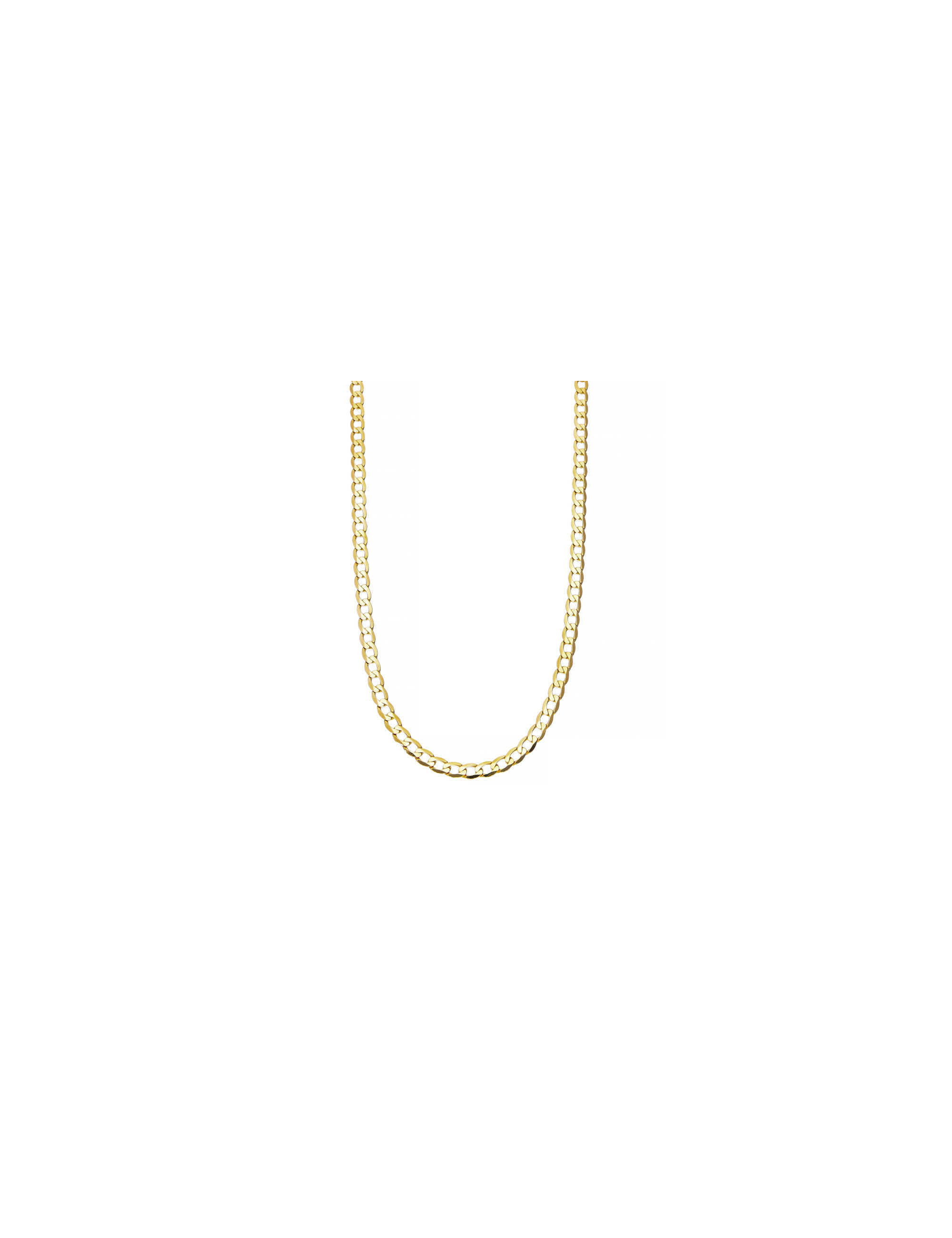 Złoty łańcuszek Pancerka 55cm