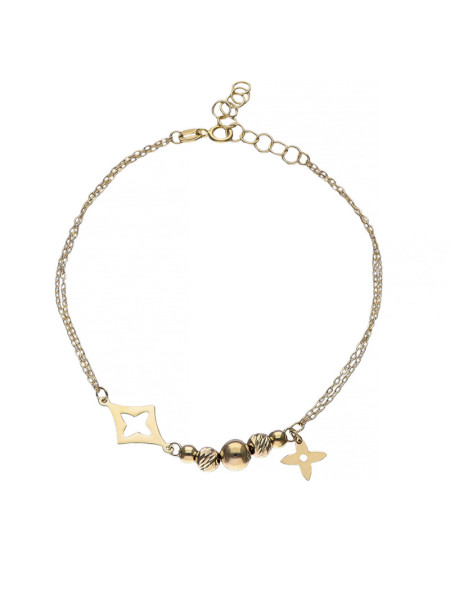 Złota bransoletka celebrytka