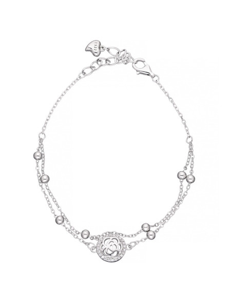 Srebrna podwójna bransoletka