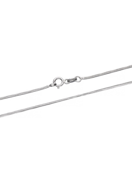 Łańcuszek z białego złota linka 44,5cm