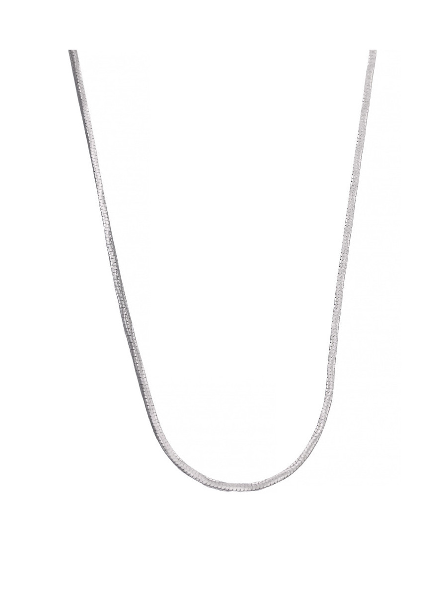 Łańcuszek z białego złota linka 44,5cm