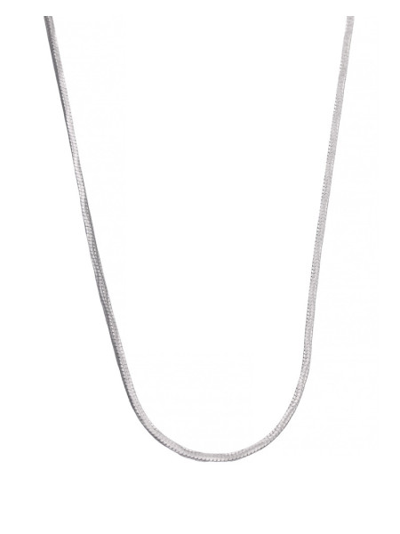 Łańcuszek z białego złota linka 44,5cm