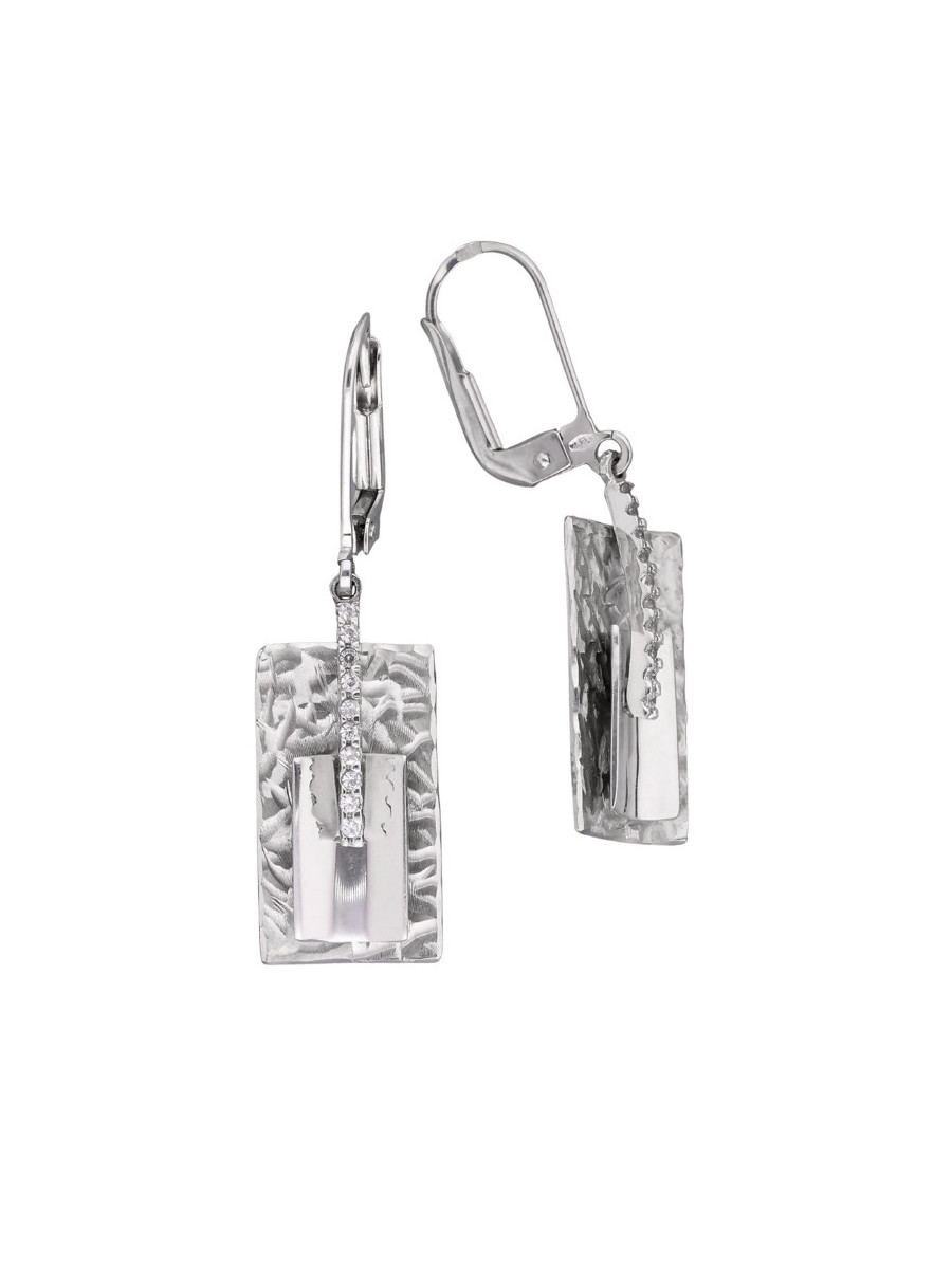 Kolczyki z białego złota