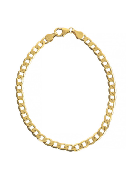 Złota bransoletka pancerka 8k 20.5cm