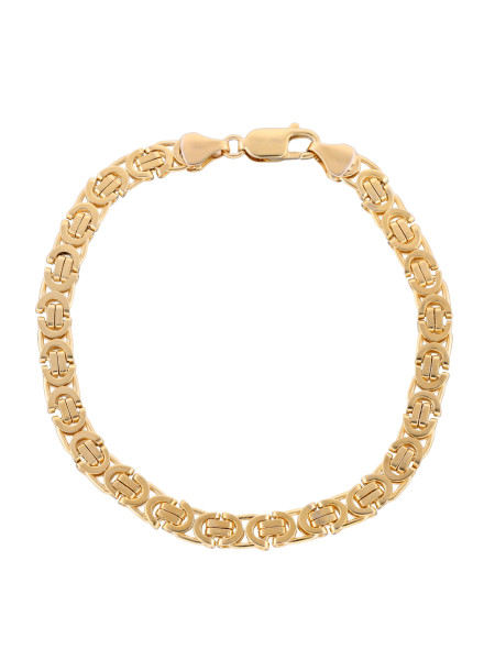 Złota bransoletka królewska 8k 20cm