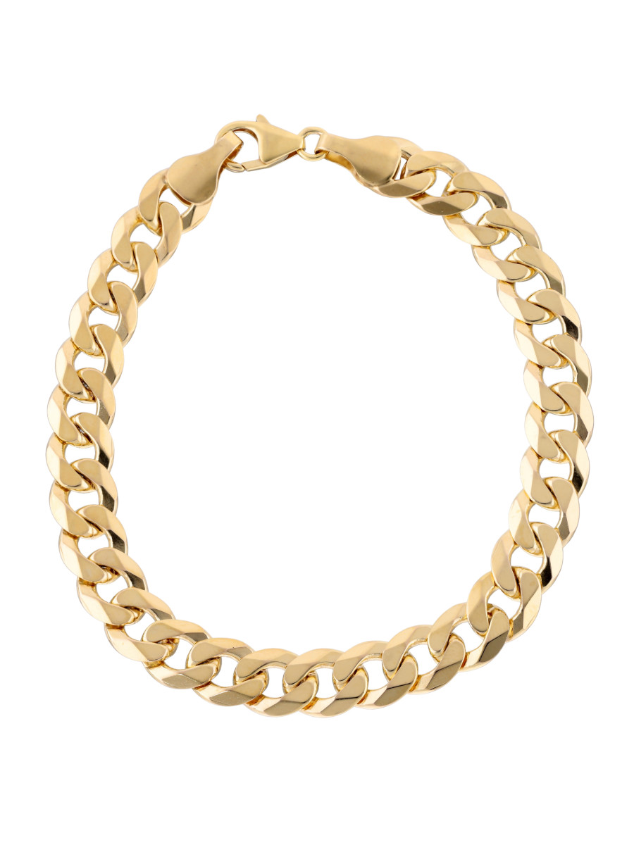 Złota bransoletka pancerka 8k 21,5cm