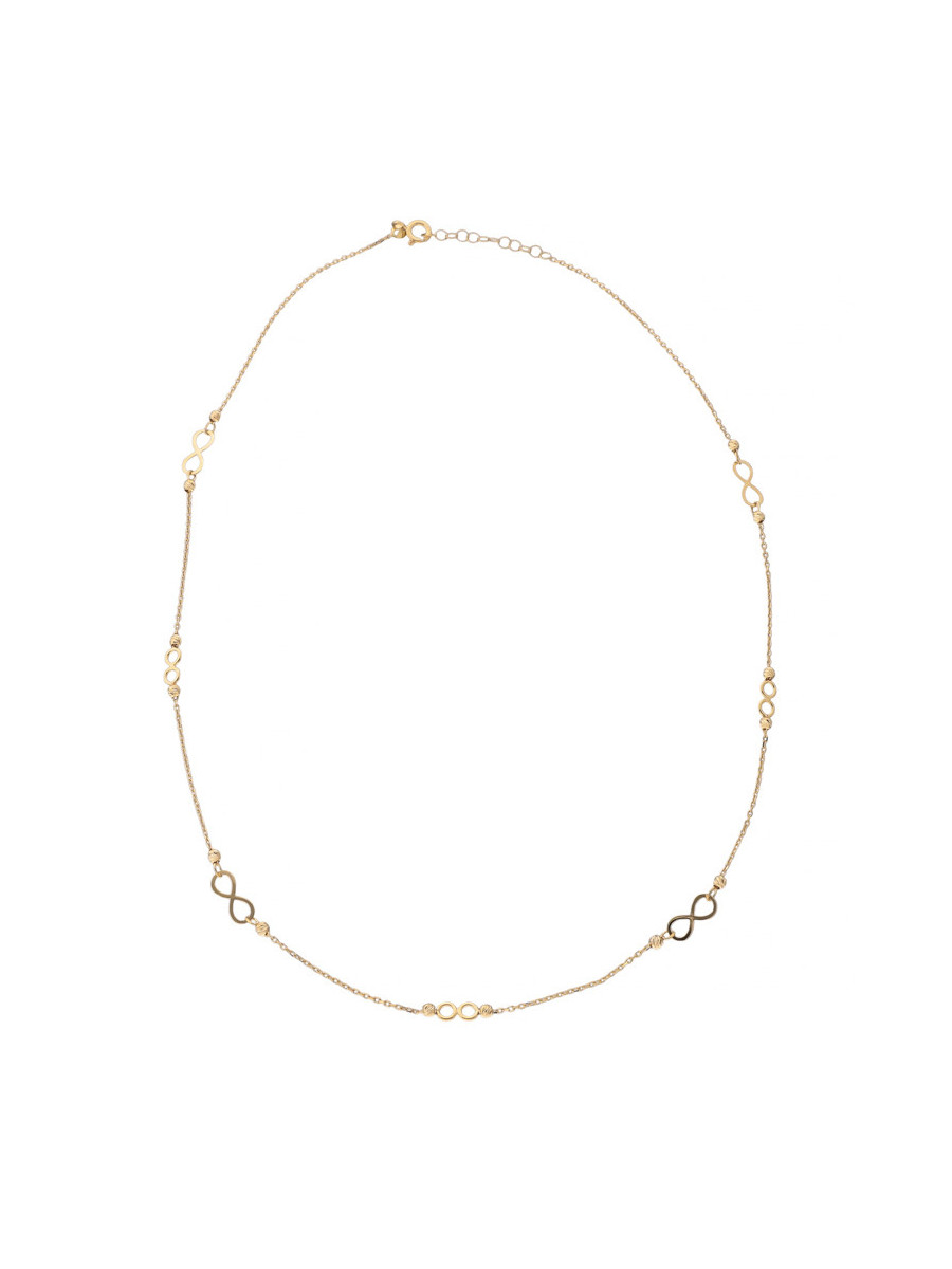 Złota celebrytka nieskończoność