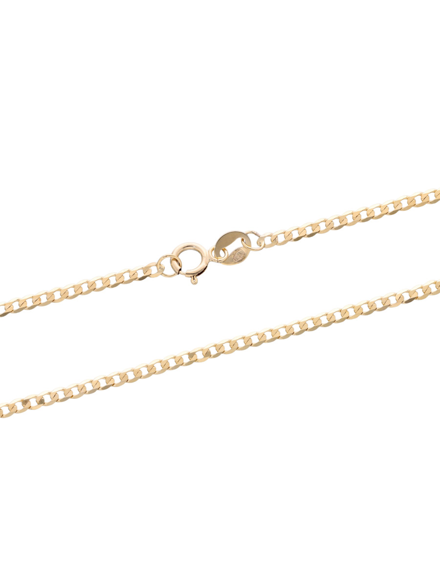 Złoty łańcuszek Pancerka 8k 44cm