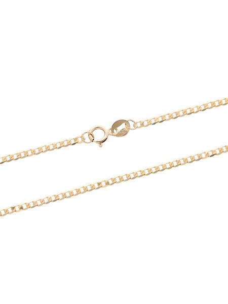 Złoty łańcuszek Pancerka 8k 44cm