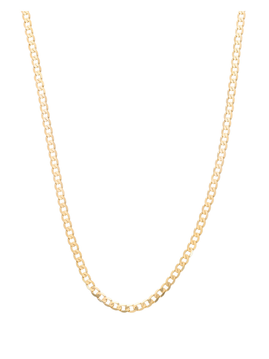 Złoty łańcuszek Pancerka 8k 44cm