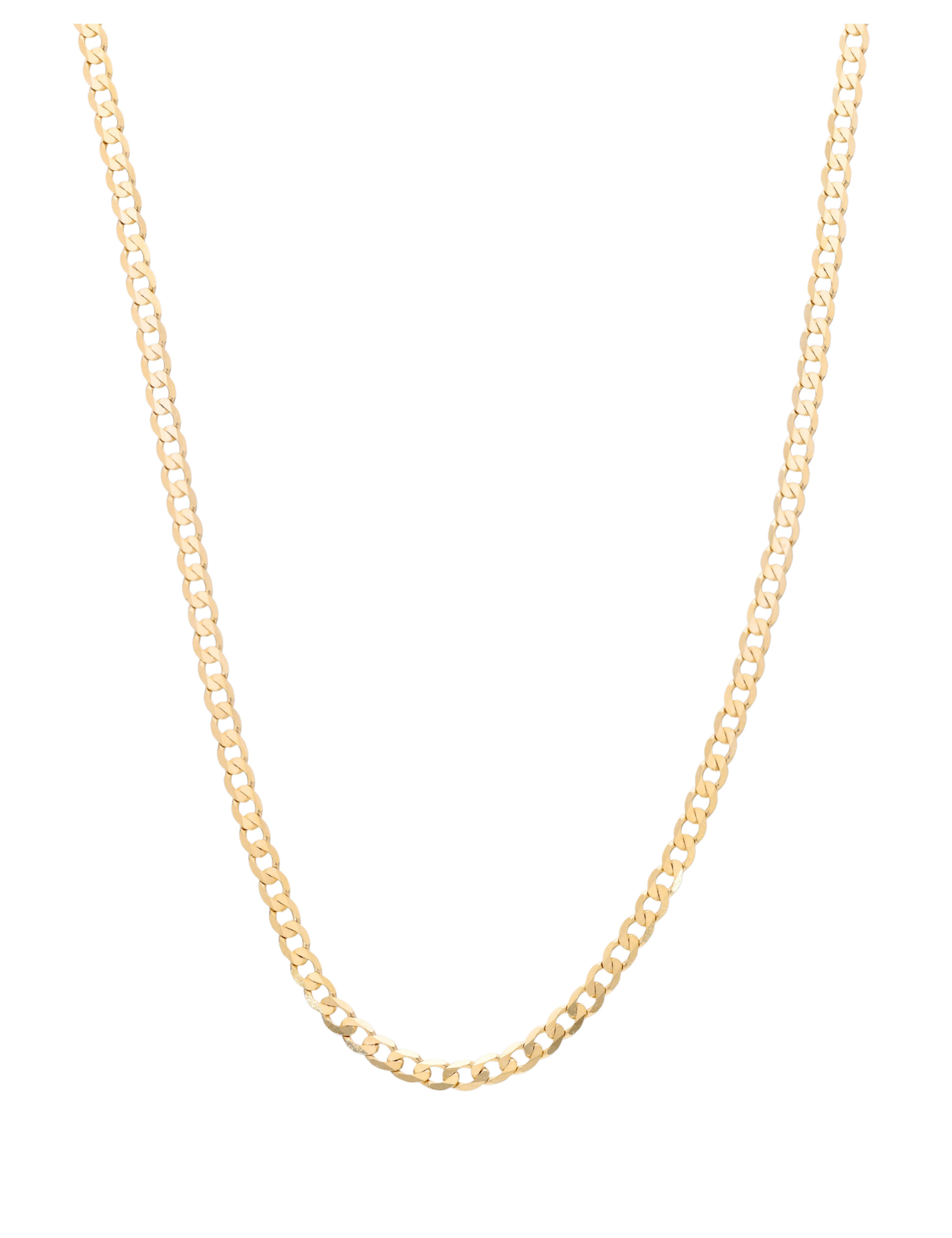 Złoty łańcuszek Pancerka 8k 44cm