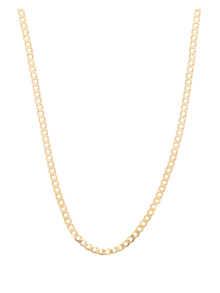 Złoty łańcuszek Pancerka 8k 44cm