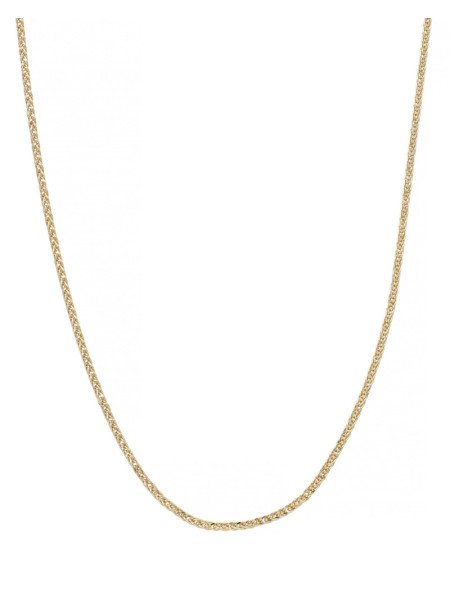 Złoty łańcuszek lisi ogon 8k 42cm