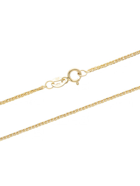 Złoty łańcuszek lisi ogon 8k 42cm