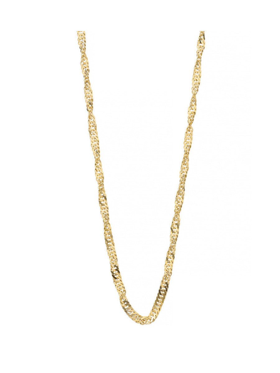 Złoty łańcuszek skręcany 8k 45cm