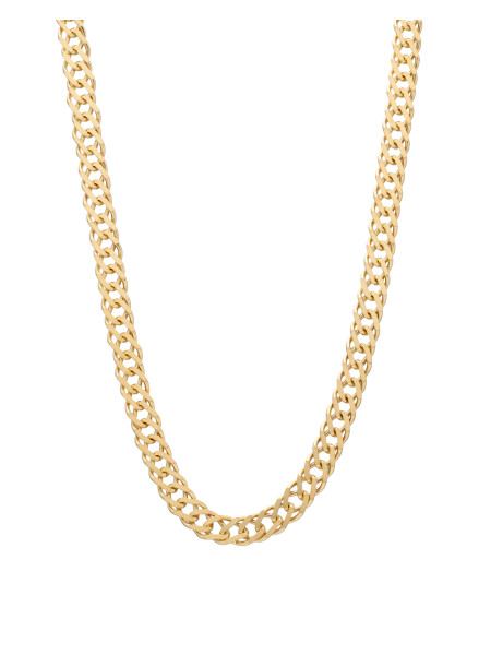 Złoty łańcuszek podwójna Pancerka 8k 44cm