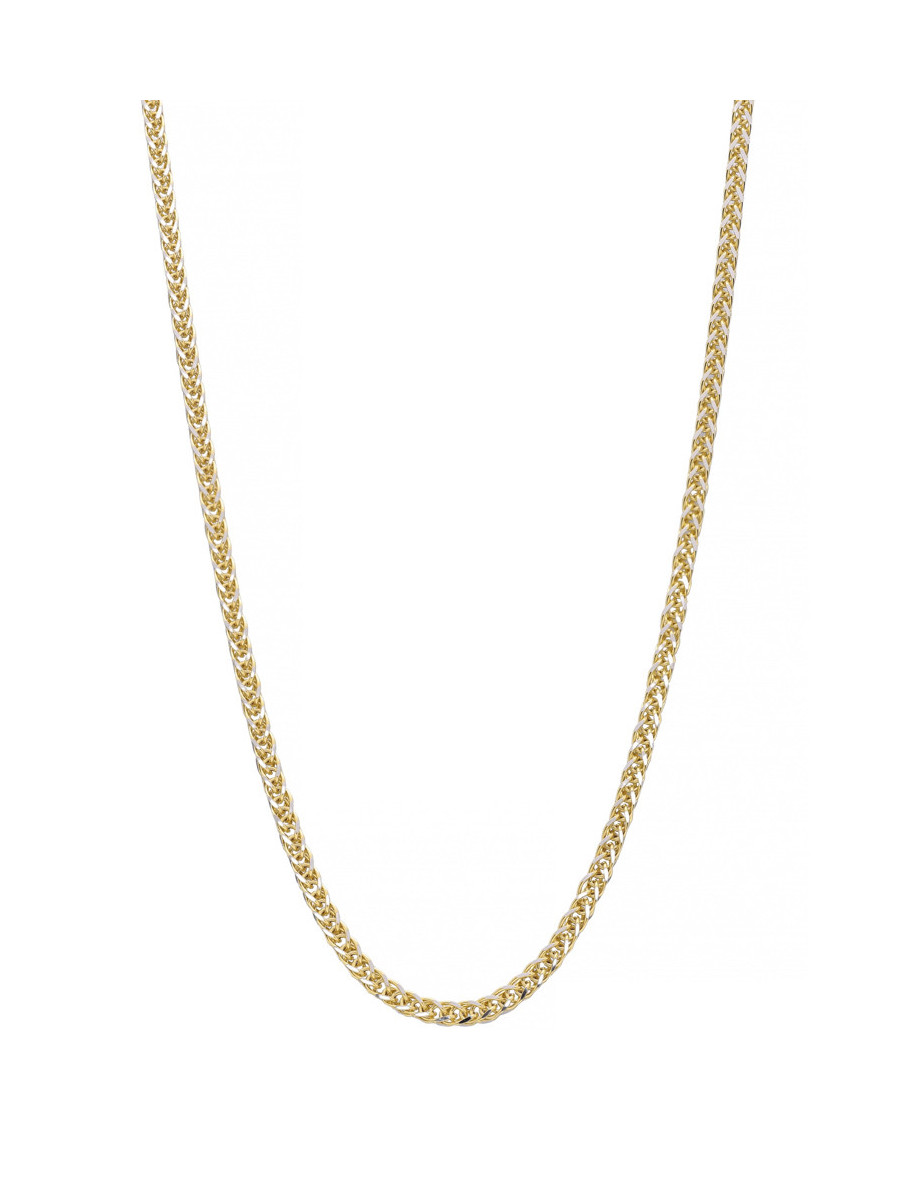 Złoty łańcuszek lisi ogon 8k 45cm