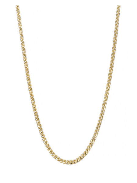 Złoty łańcuszek lisi ogon 8k 45cm