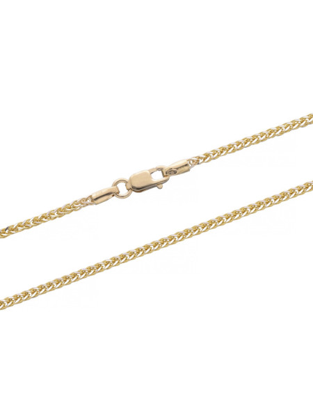 Złoty łańcuszek lisi ogon 8k 45cm