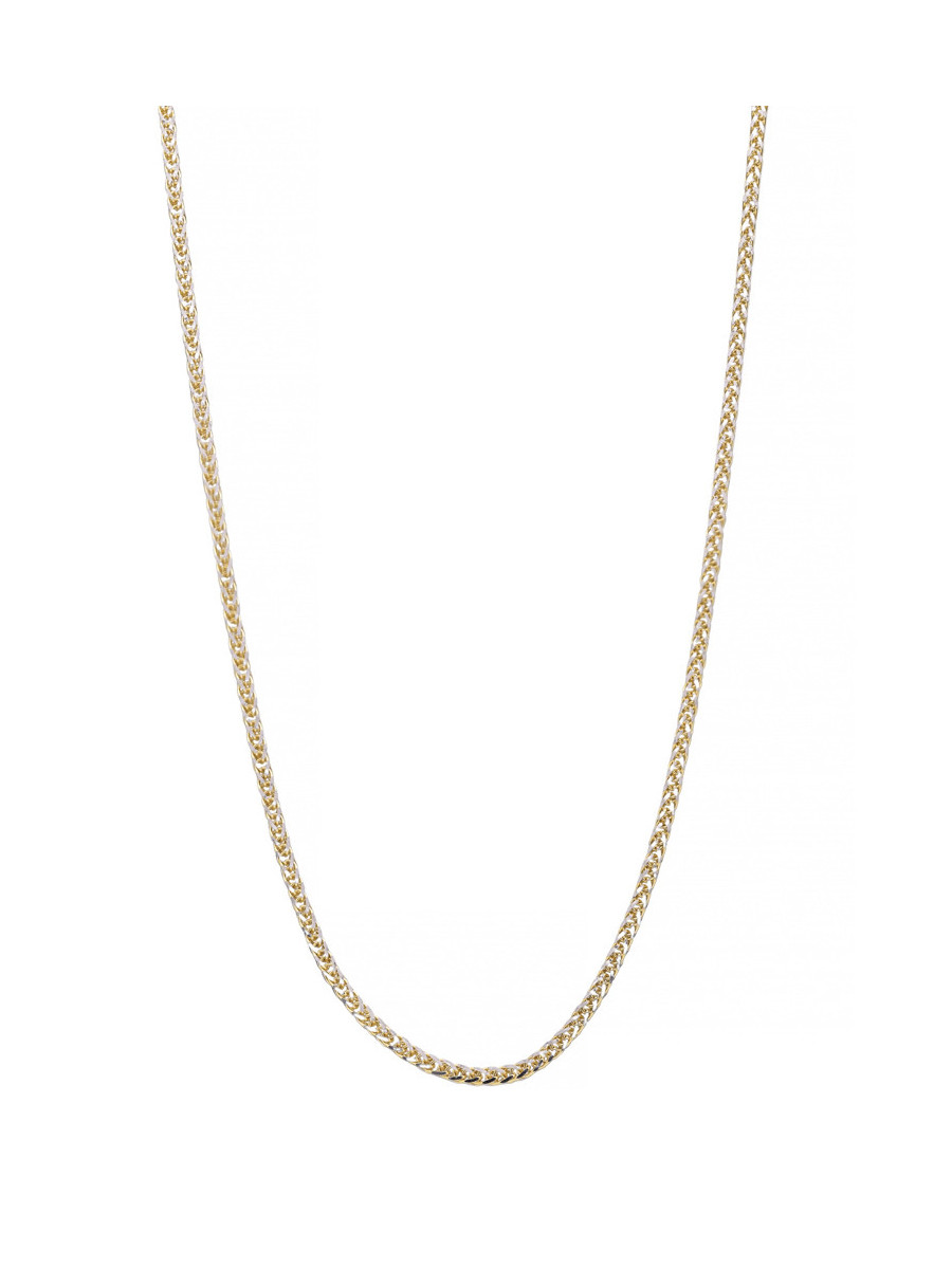 Złoty łańcuszek lisi ogon 8k 50cm