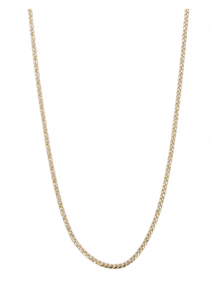 Złoty łańcuszek lisi ogon 8k 50cm