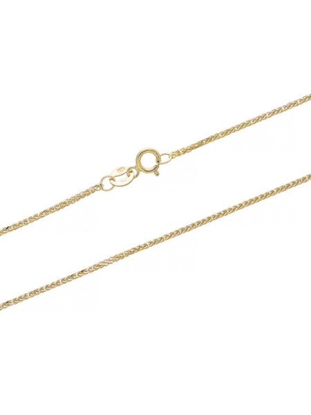 Złoty łańcuszek lisi ogon 8k 50cm